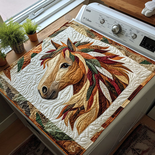 Wild Mane Quilted Washer and Dryer Cover NCU0PTT1145