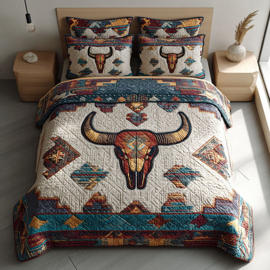 Wild Mesa 3-Piece Quilted Bedding Set NCU0NTD1694