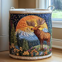 Wild Moose Quilted Laundry Basket NCU0DDK1064