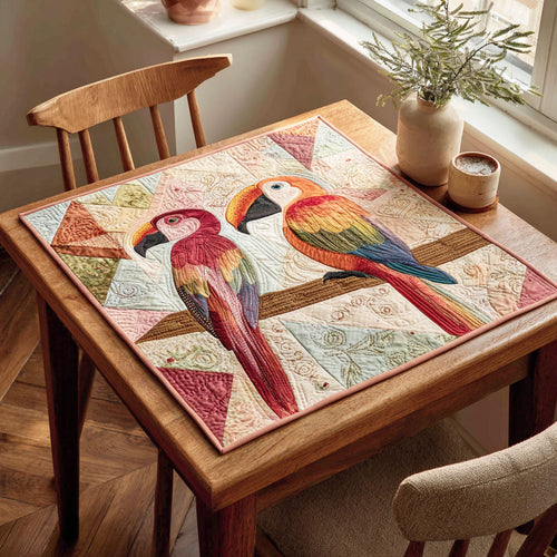 Wild Plumage Quilted Table Topper NCU0NTD190