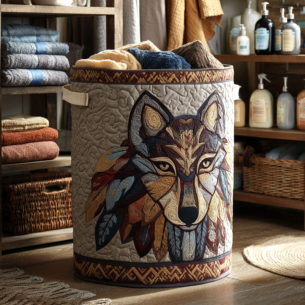 Wild Spirit Quilted Laundry Basket NCU0NTV515
