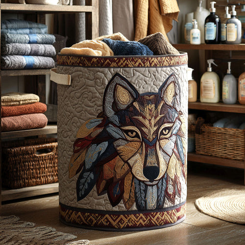 Wild Spirit Quilted Laundry Basket NCU0NTV515
