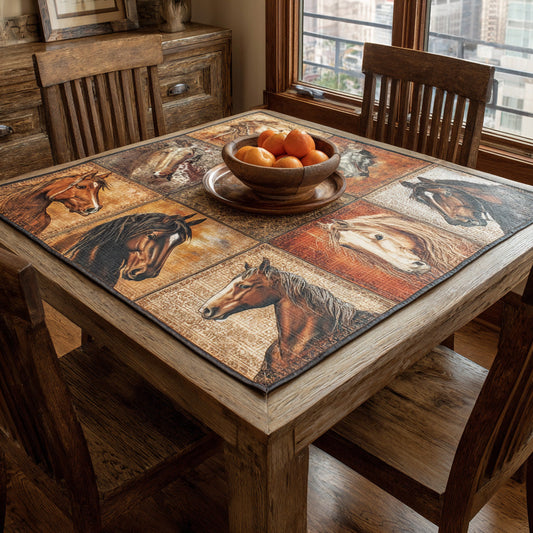 Wild Spirit Quilted Table Topper NCU0DV936
