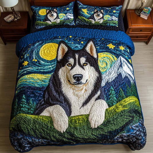 Wild Tundra 3-Piece Quilted Bedding Set NCU0NNT804