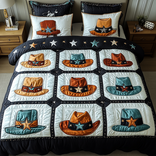 Wild West Wonders 3-Piece Quilted Bedding Set NCU0DK2412