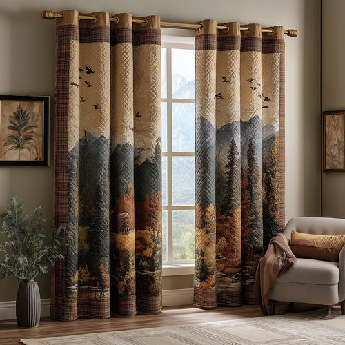 Wilderness Awakening Quilted Curtains NCU0TH3835