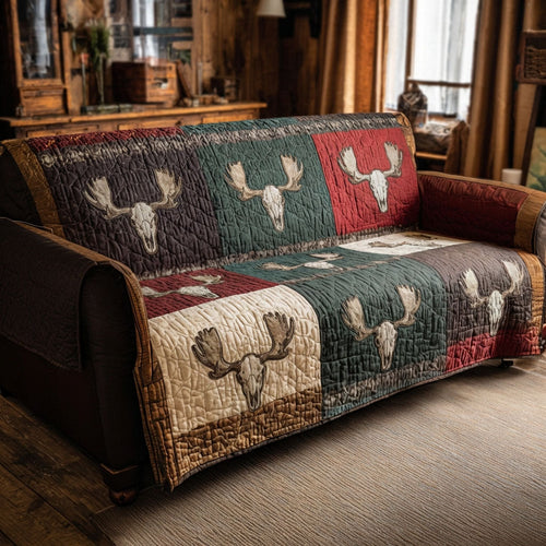 Wilderness Crown Patch Quilted Sofa Cover NCU0PTT2953