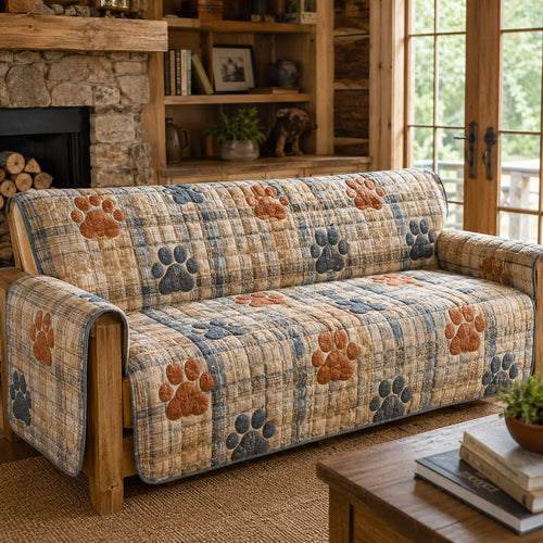 Wilderness Expedition Quilted Sofa Cover NCU0PVL1041