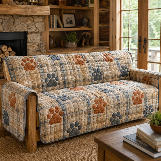 Wilderness Expedition Quilted Sofa Cover NCU0PVL1041