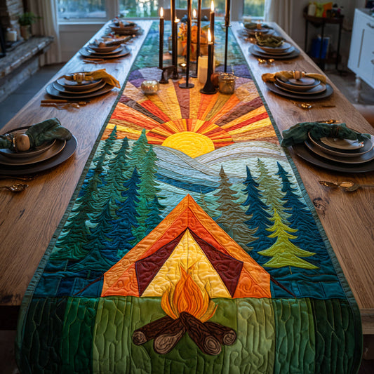 Wilderness Haven Quilted Table Runner NCU0DV1190