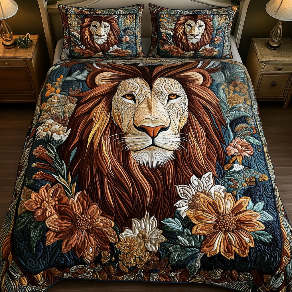 Wilderness Spirit 3-Piece Quilted Bedding Set NCU0VH323