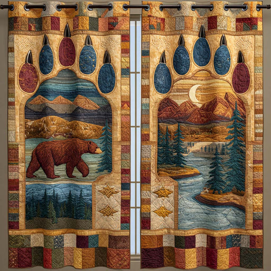 Wilderness Spirit Quilted Curtains NCU0NXD911