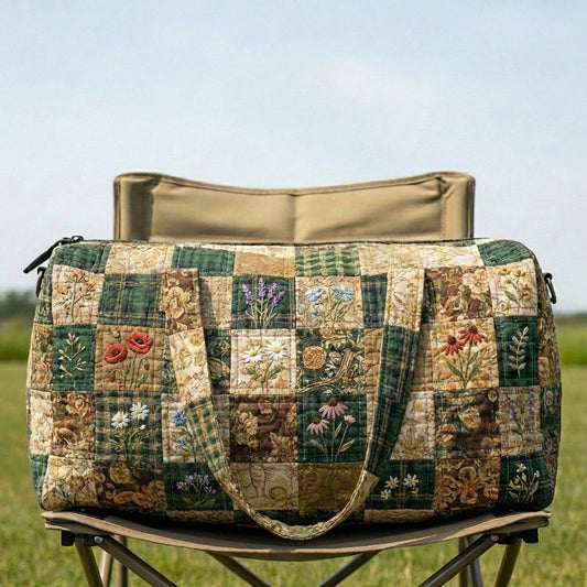 Wildflower Charm Quilted Duffle Bag NCU0DV1927