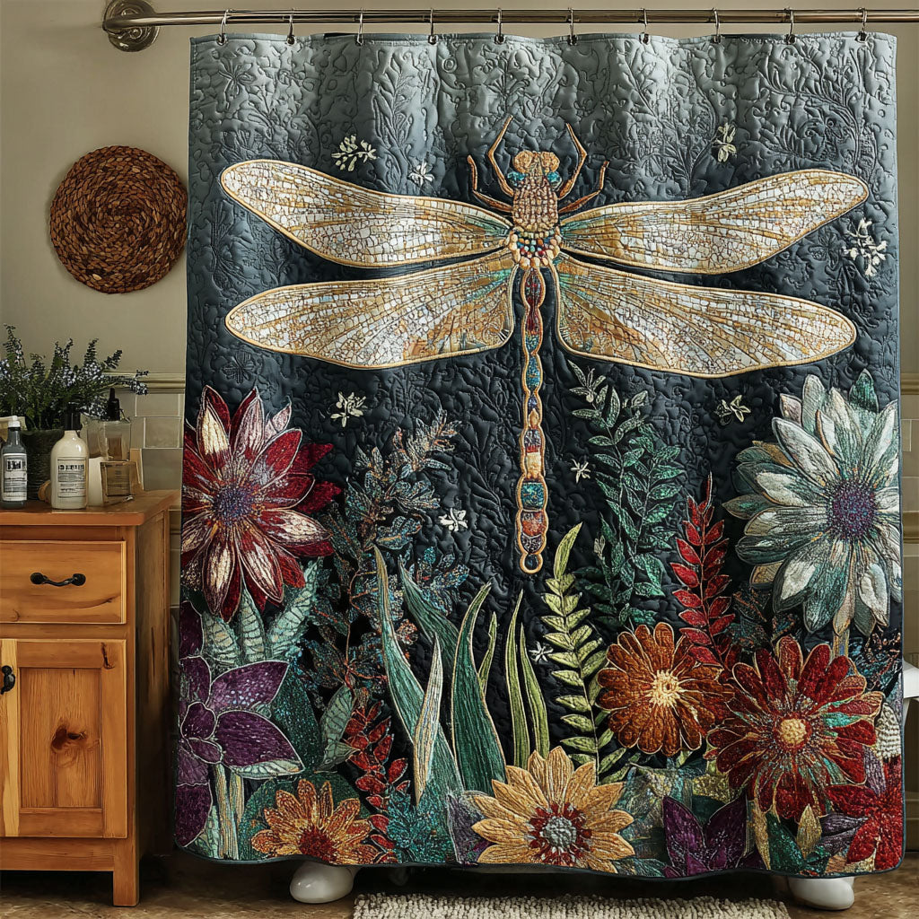 Wildflower Dragonfly Dream Shower Curtain NCU0PTT2998