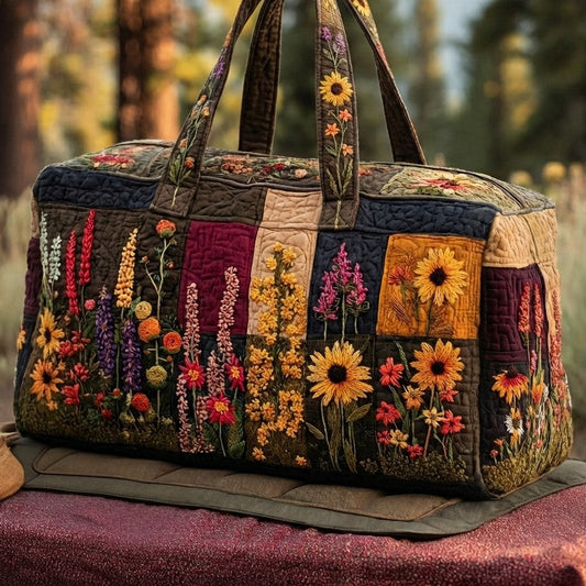 Wildflower Meadow Quilted Duffle Bag NCU0DV1926
