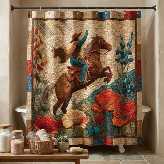 Wildflower Rodeo Shower Curtain NCU0NNT3022