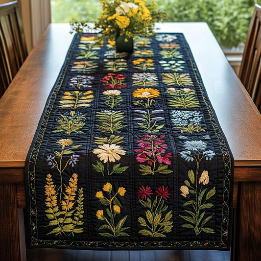 Wildflower Row Quilted Table Runner NCU0DDK492