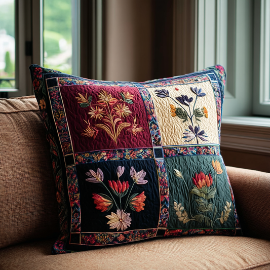 Wildflower Rows Quilted Pillow Case NCU0DDK534