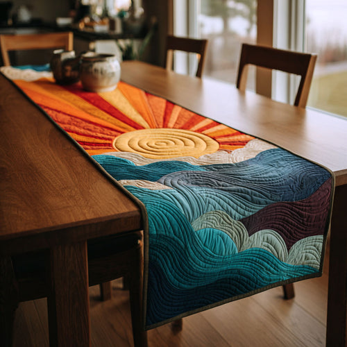 Wildflower Sun Quilted Table Runner NCU0DDK2533