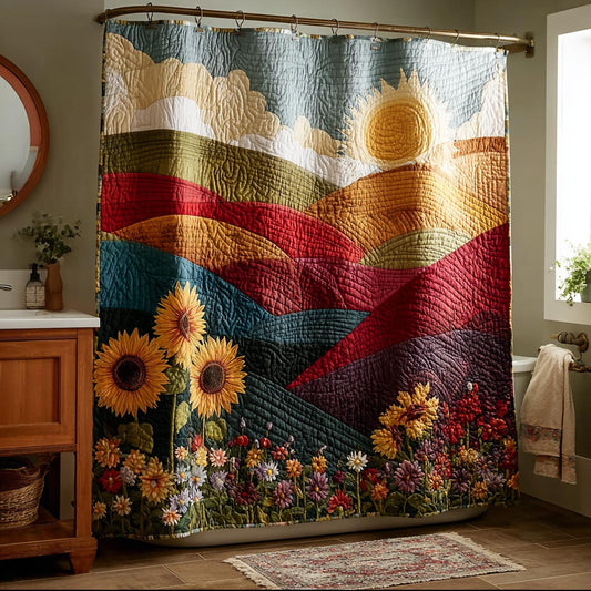 Wildflower Sunrise Shower Curtain NCU0DV2018
