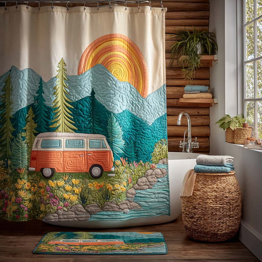Wildflower Van Escape Shower Curtain NCU0DQQ0407