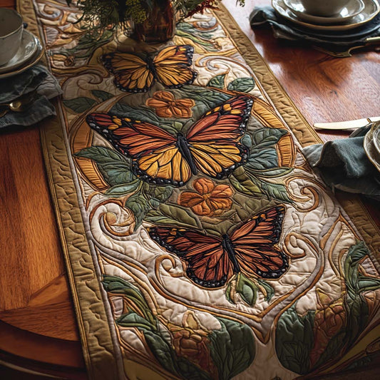 Wildflower Wings Quilted Table Runner NCU0DQQ0353