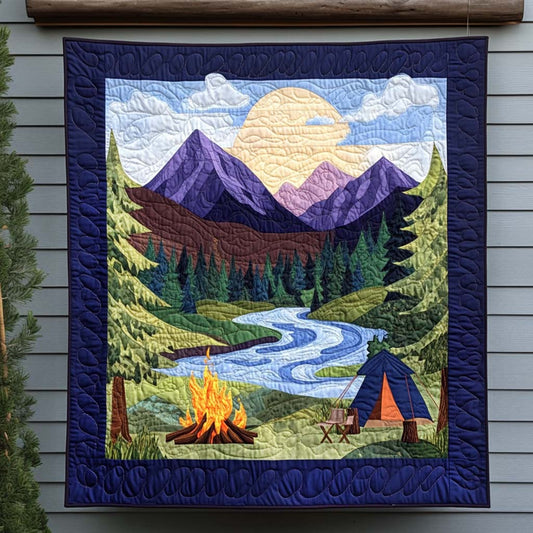 Wildwood Camp Quilted Blanket NCU0NT289