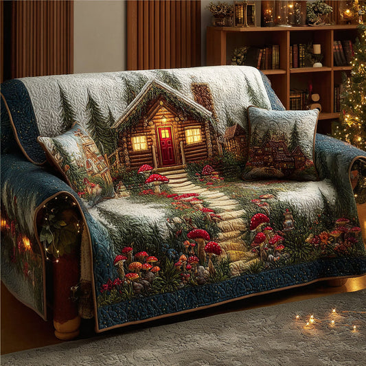 Wildwood Dream Path Quilted Sofa Cover NCU0PTT2277