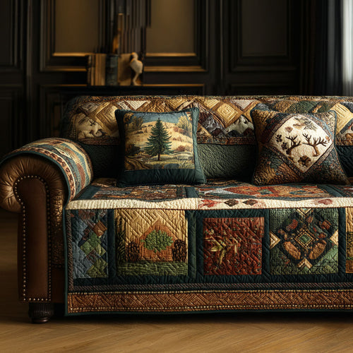 Wildwood Lodge Harmony Quilted Sofa Cover NCU0PTT2831