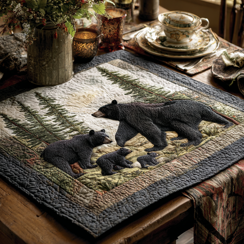 Wildwood Lodge Quilted Table Topper NCU0PTT889