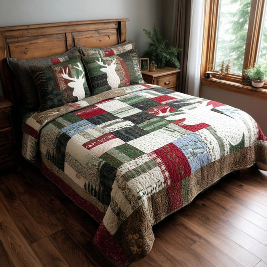 Wildwood Ridge 3-Piece Quilted Bedding Set NCU0PTT2430