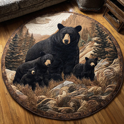 Wildwood Watch Quilted Round Mat NCU0DV1047