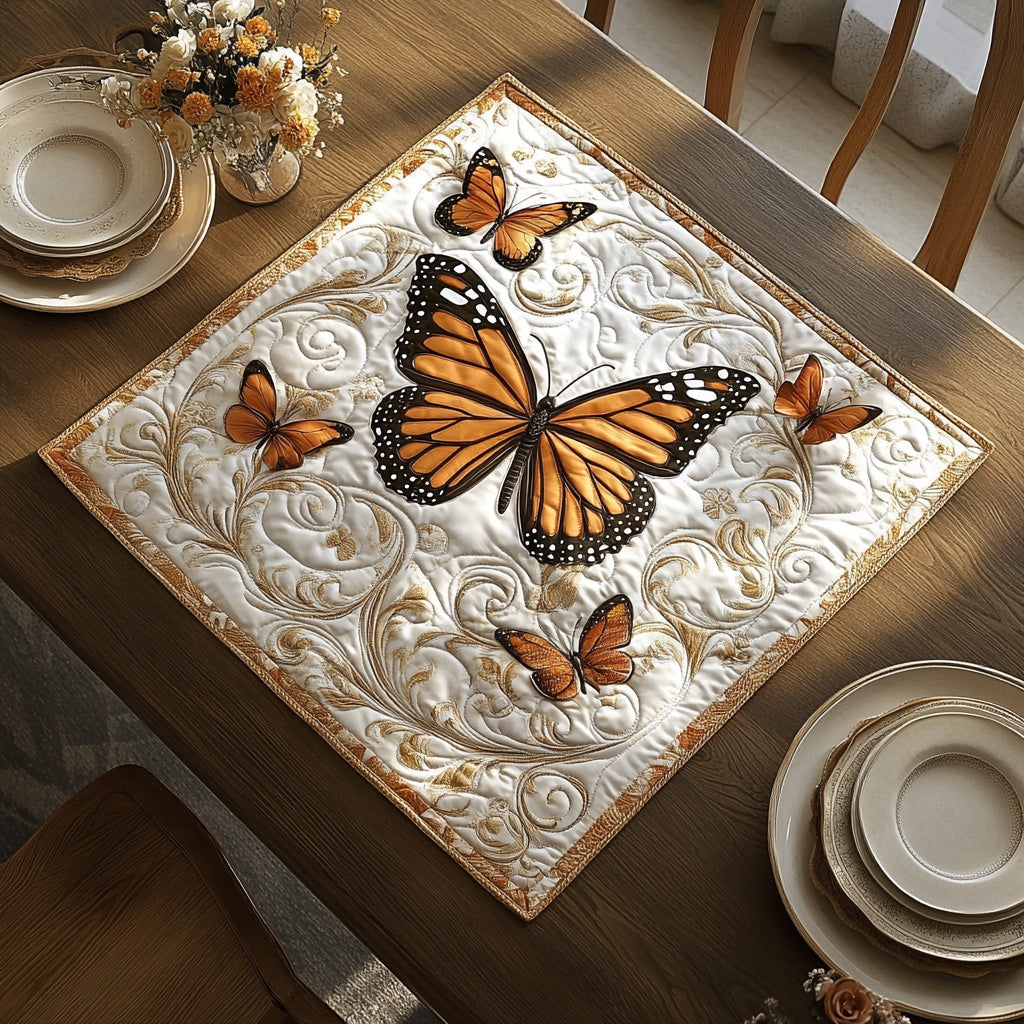 Winged Garden Quilted Table Topper NCU0DV654