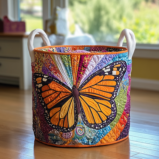 Winged Radiance Quilted Laundry Basket NCU0PVL421