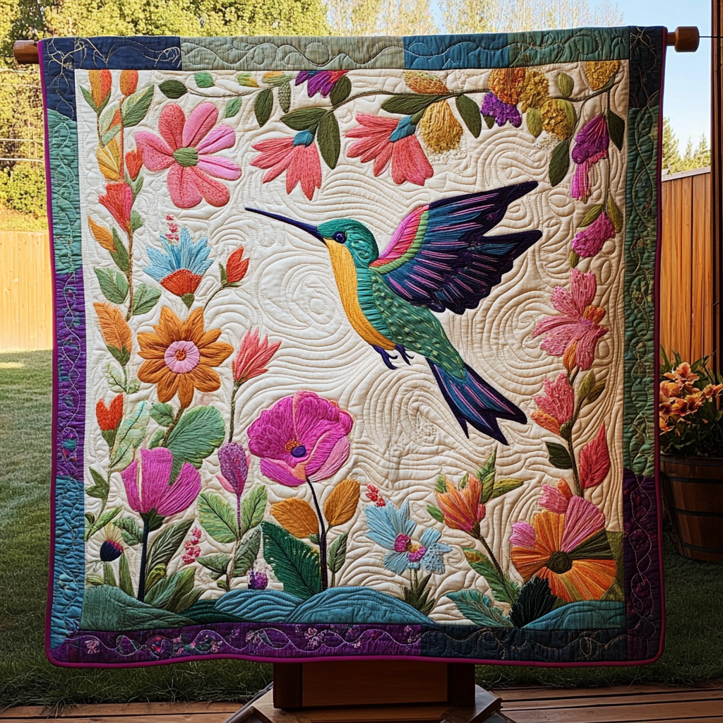 Wings of Serenity Quilted Blanket NCU0DK2029