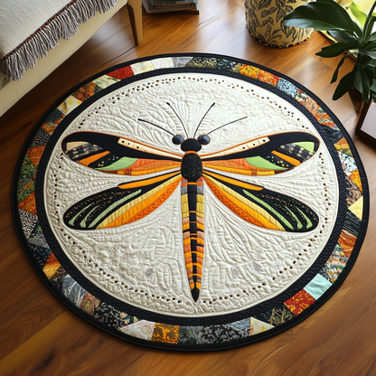 Wings of Serenity Quilted Round Mat NCU0DK1171