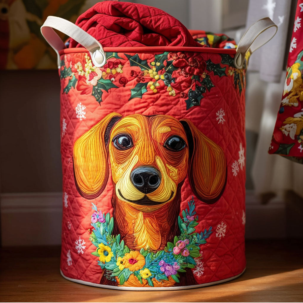 Winnie Joy Quilted Laundry Basket NCU0PTT1449