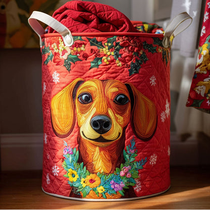 Winnie Joy Quilted Laundry Basket NCU0PTT1449