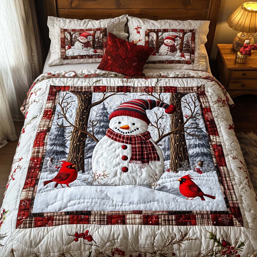 Winter Bliss 3-Piece Quilted Bedding Set NCU0NNT041