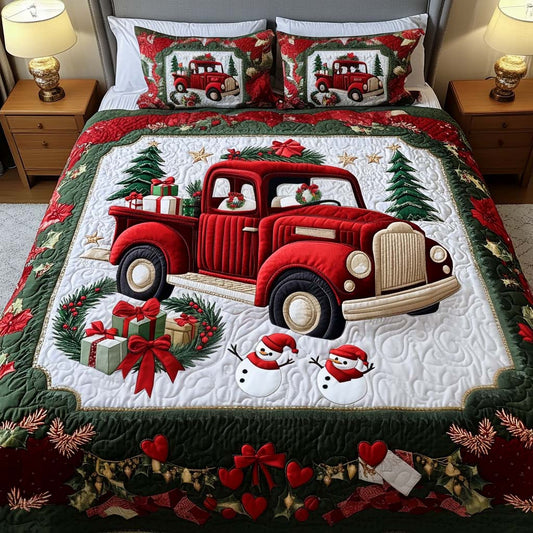 Winter Delivery 3-Piece Quilted Bedding Set NCU0NNT031