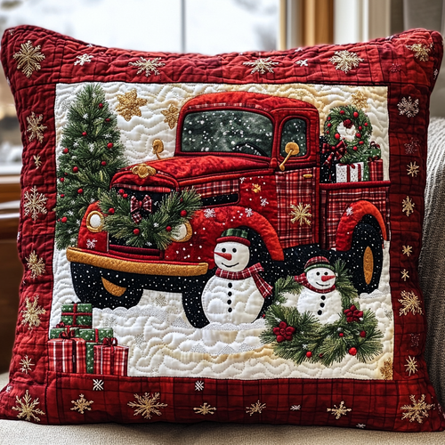 Winter Delivery Quilted Pillow Case NCU0NNT124