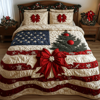 Winter Glory 3-Piece Quilted Bedding Set NCU0TH2173