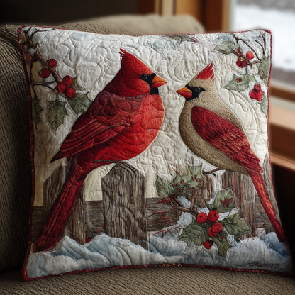 Winter Pair Quilted Pillow Case NCU0NNT1771