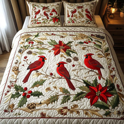 Winter Serenade 3-Piece Quilted Bedding Set NCU0NNT013