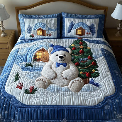 Winter Wonderland 3-Piece Quilted Bedding Set NCU0NNT143