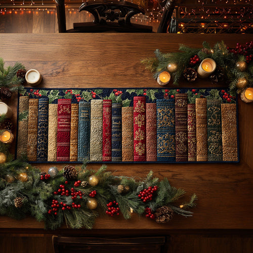 Winter Bookpath Quilted Table Runner NCU0NTV807