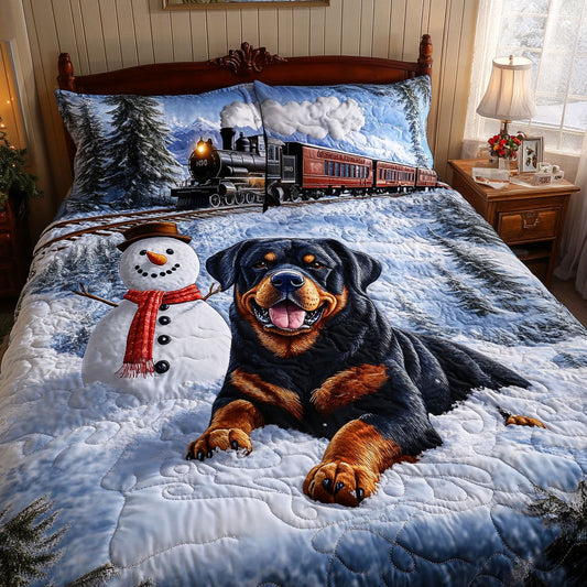 Winter Buddy 3-Piece Quilted Bedding Set NCU0NNT641