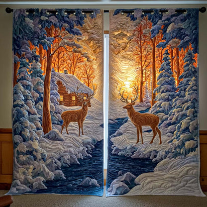 Winter Dream Quilted Curtains NCU0NNT2407