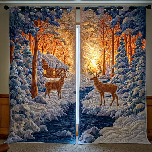 Winter Dream Quilted Curtains NCU0NNT2407