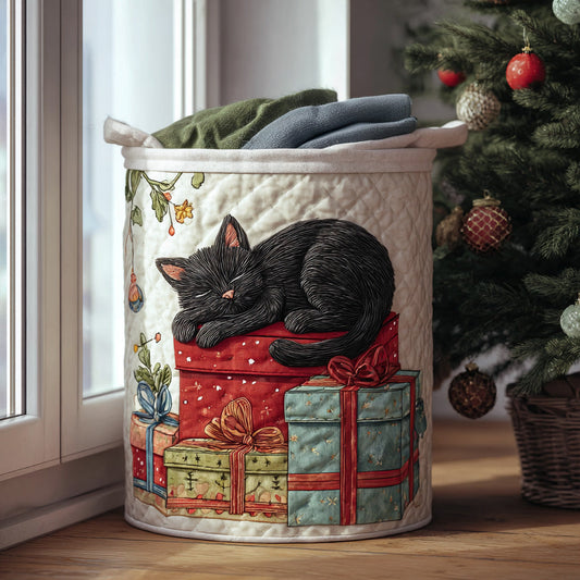 Winter Dreams Quilted Laundry Basket NCU0PVL689